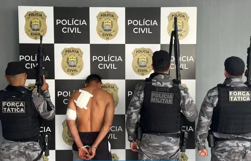  Foragido da Penitenciária Major César é recapturado em ação conjunta da polícia em Esperantina