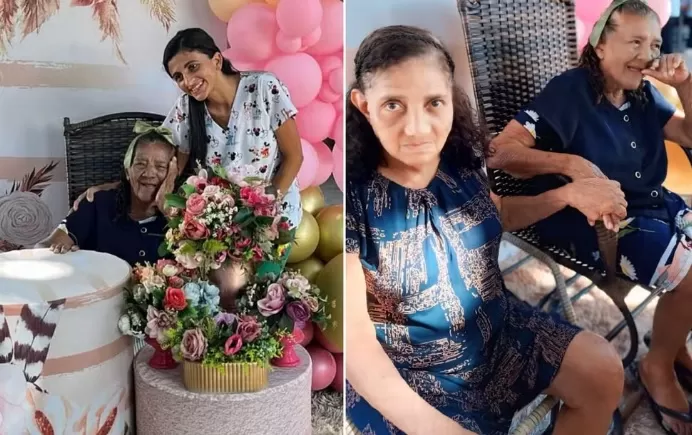  Idosa completa 110 anos com festa de aniversário em abrigo de Imperatriz, no MA