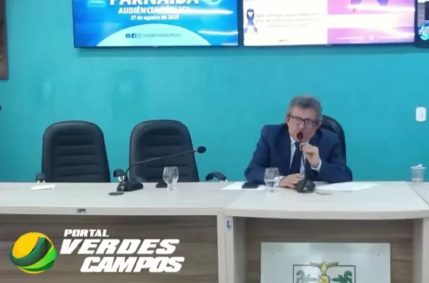 Audiência na Câmara de Parnaíba é abruptamente interrompida após assassinato de vereador
