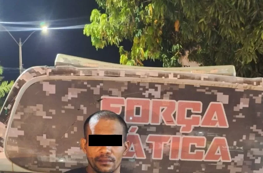 Força Tática prende homem acusado de arrombar residência em Esperantina
