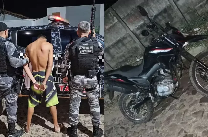 Suspeito de matar jovem a tiros é preso horas após crime no Norte do Piauí