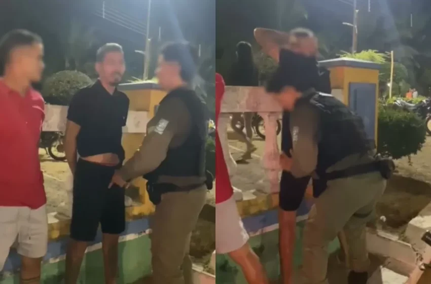  Jovem usa uniforme da PM para gravar vídeo em Porto (PI) e caso gera investigação