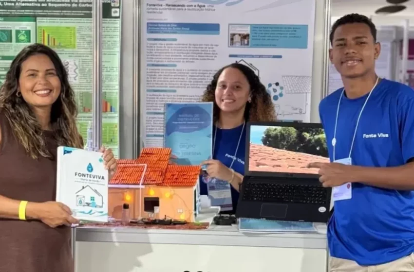  Estudantes da rede pública desenvolvem técnica que reutiliza água para resfriamento de residências
