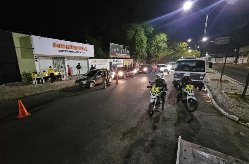  PM intensifica fiscalização de trânsito durante o fim de semana em Teresina