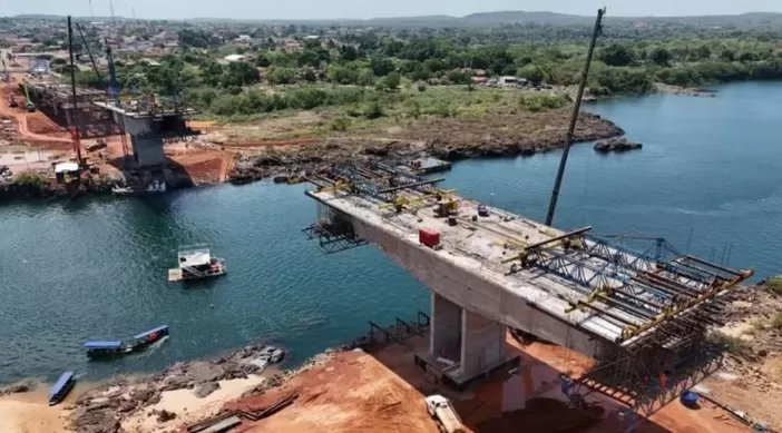  Obras de reconstrução da ponte que liga MA ao TO estão 75% concluídas, diz DNIT
