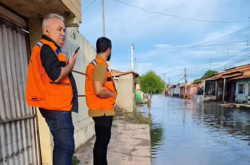  Defesa Civil coordena obra de drenagem de mais de R$ 100 milhões contra alagamentos em Parnaíba