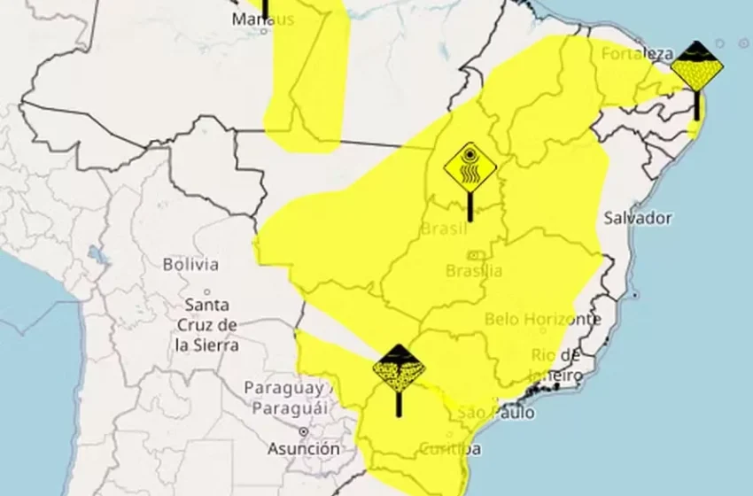  Onda de calor mantém temperaturas acima de 39°C em várias regiões do Brasil