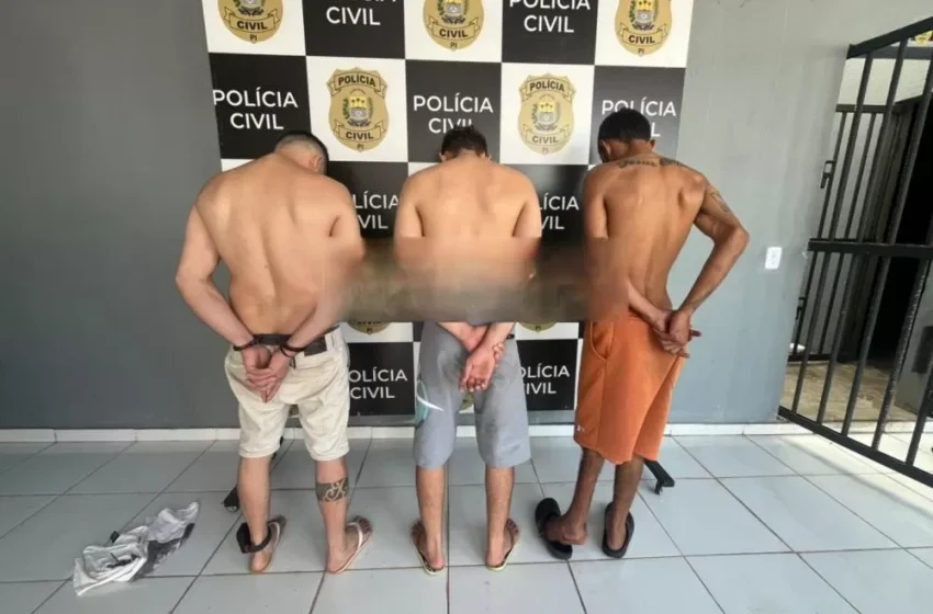 Três homens são presos em Esperantina durante operação contra o tráfico de drogas