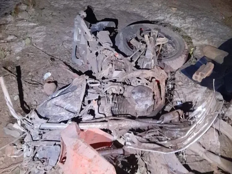 Motociclista morre em acidente brutal na zona rural de Pedro II