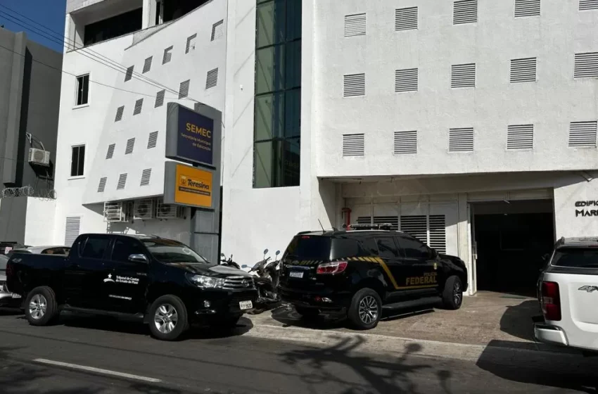  Operação Mãos Limpas da Polícia Federal investiga fraudes na Secretaria de Educação de Teresina