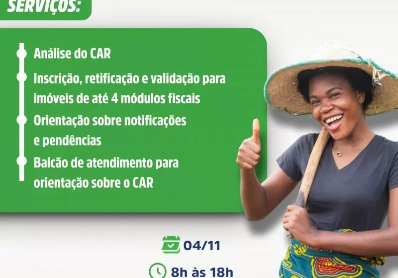  Maranhão realiza mutirão para regularização ambiental de imóveis rurais nesta terça-feira (4)