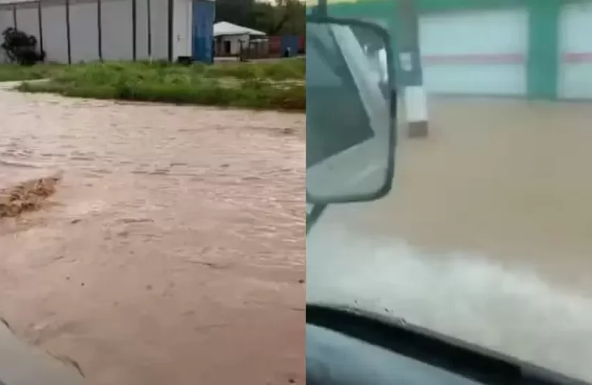  Chuva forte atinge causa alagamento e moradores relatam prejuízos no Sul do Piauí