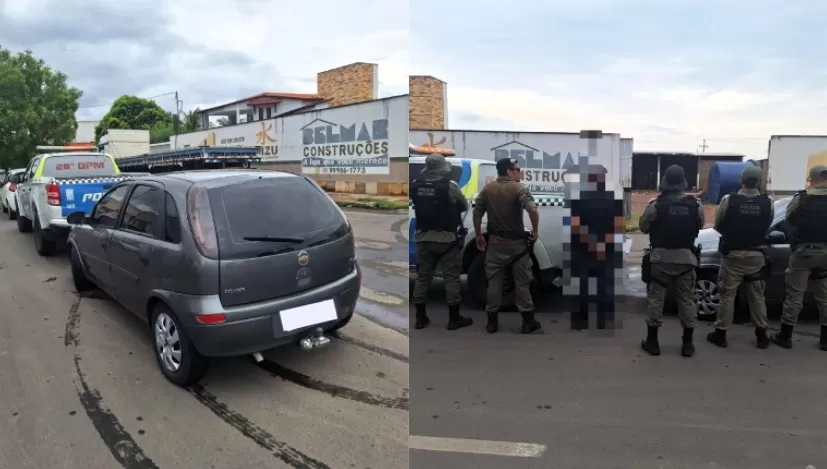  Homem é preso em Jaicós com carro roubado após fugir sem pagar combustível
