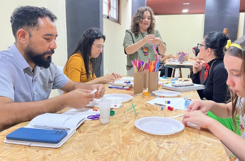  Oficina de Quilling encerra programação das Férias Criativas na Casa do Artesão em Teresina