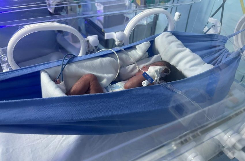  Nova Maternidade usa redinhas para promover conforto e desenvolvimento de bebês prematuros