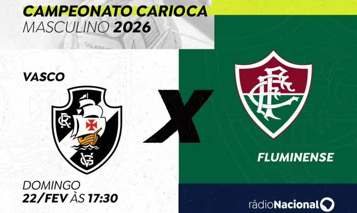  Rádio Nacional transmite Vasco e Fluminense pela semifinal do Carioca