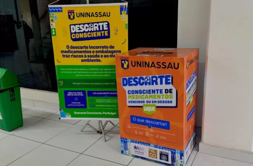  UNINASSAU Teresina é ponto de coleta e descarte de medicamentos