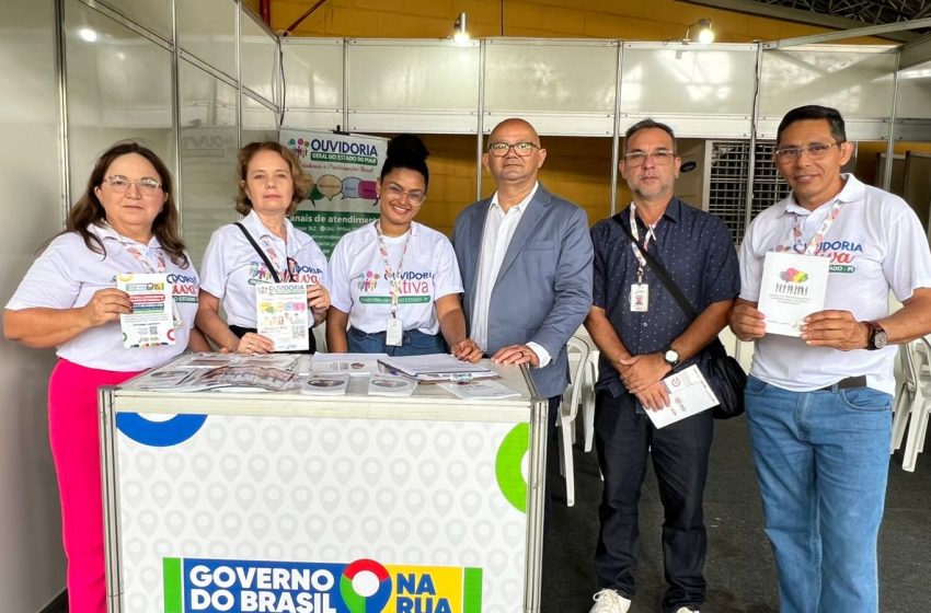  Ouvidoria-Geral do Estado do Piauí leva serviços de atendimento para a Feira da Cidadania