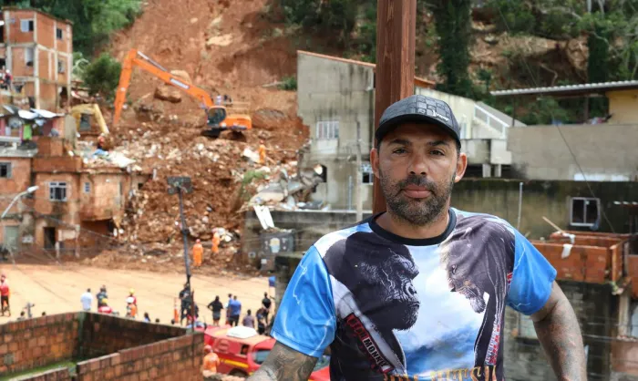  Com medo de novo deslizamento em MG, pedreiro cobra moradia digna