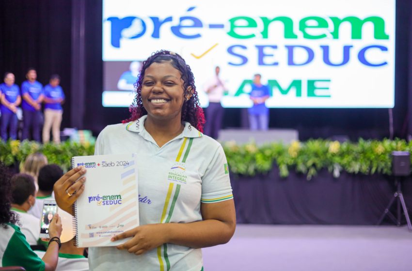  Seduc lança Pré-Enem 2026 com a participação de 1.200 estudantes nesta quarta (29)