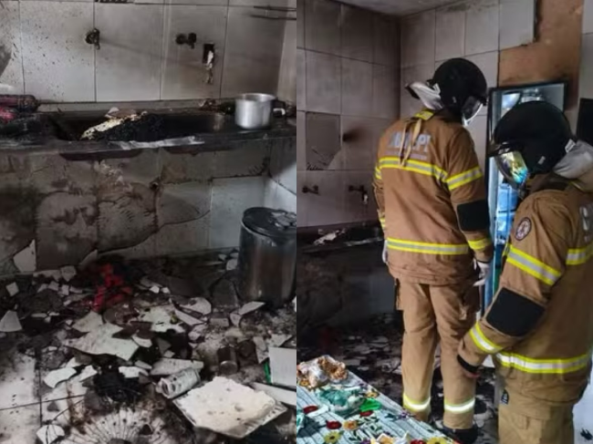  Incêndio provocado por vazamento de gás atinge escola municipal em Ilha Grande