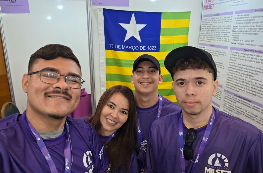  Criado por alunos da rede estadual, projeto que usa Inteligência Artificial representa o Brasil em evento científico na Argentina