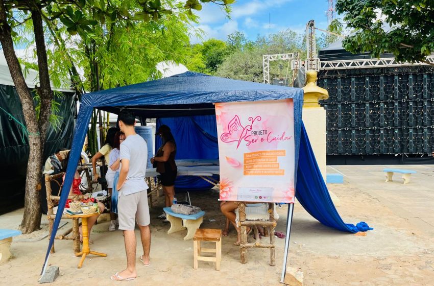  Sesapi e IFPI levam cuidados de saúde e práticas integrativas ao Festival de Pedro II