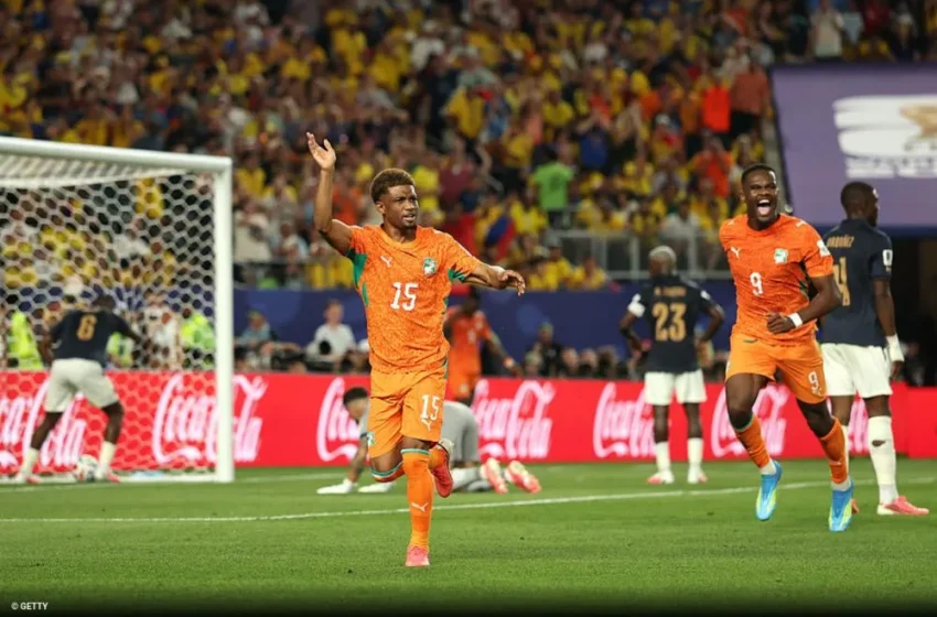  Com grandes chances e inúmeras bolas na trave, Costa do Marfim ganha no finalzinho por 1 a 0 do Equador na Filadélfia