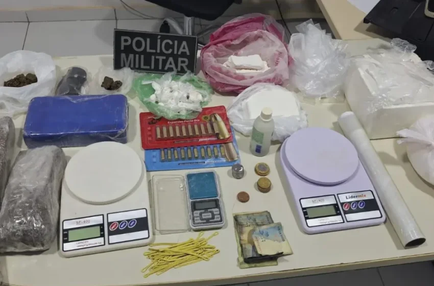  Ação da Polícia Militar resulta na apreensão de grande quantidade de drogas e munições em Marcolândia-PI