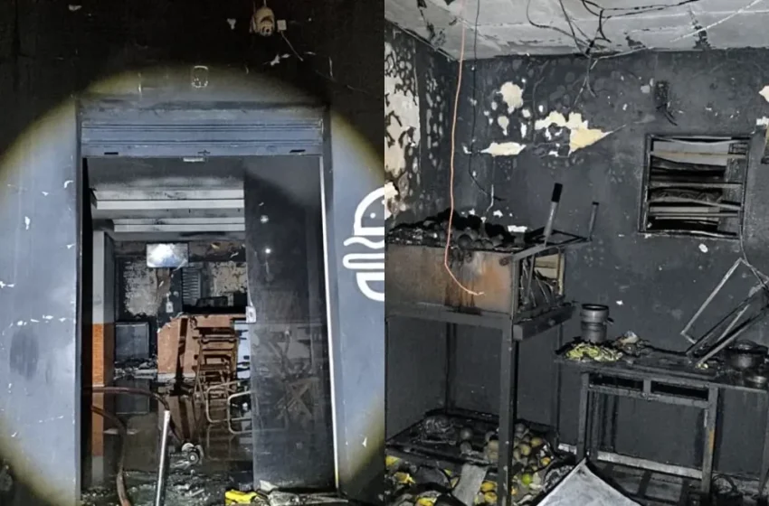  Incêndio destrói hamburgueria em Piripiri e deixa prejuízo estimado em R$ 50 mil