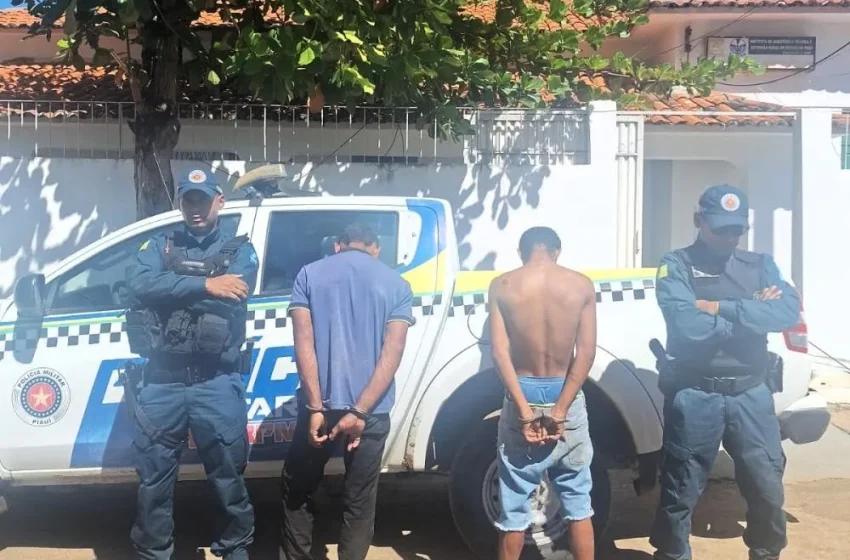  Polícia Militar do Piauí prende dois suspeitos por furto qualificado e receptação em Amarante